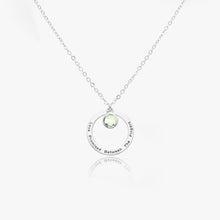 Load image into Gallery viewer, Birthstone Necklace- 925Sliver