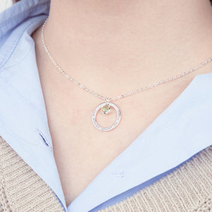 Birthstone Necklace- 925Sliver