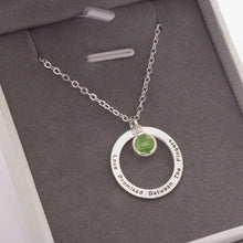 Load image into Gallery viewer, Birthstone Necklace- 925Sliver