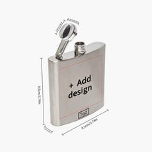 Load image into Gallery viewer, 6oz Stainless Steel Flask with Funnel