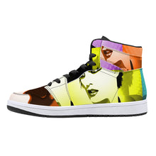 Load image into Gallery viewer, High-Top Synthetic Leather Sneakers